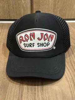 RON JON SURF SHOP メッシュキャップ ブラック ロンジョン 帽子 - メルカリ