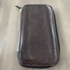 IL BISONTE ダークブラウン 長財布