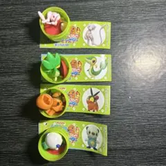 ポケモン チョコエッグ 旅立ちの3匹 ミュウ、ツタージャ、ポカブ、ミジュマル