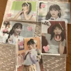 FRUITS ZIPPER 櫻井優衣 クリアカード すきくじ G賞 5点セット