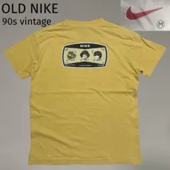 希少品 90s vintage OLD NIKE 銀タグ 希少プリントTシャツ