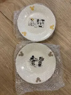 ディズニー お皿　ミッキー　キャラクターマルチプレート 2枚組