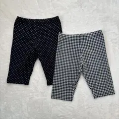 【ユニクロ】5分丈レギンス 120cm 2枚セット