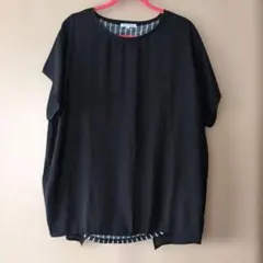 GLOBAL WORK 半袖 カットソー Lサイズ　黒のサムネイル
