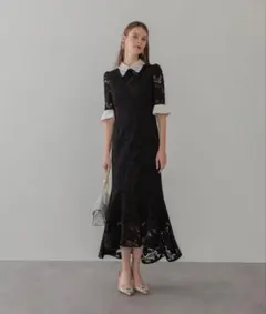 【LEJA】ワンピースドレス美脚効果結婚式 成人式二次会 お呼ばれ オケージョンのサムネイル