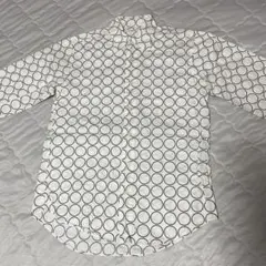 International Gallery BEAMS 丸柄　長袖シャツ　S