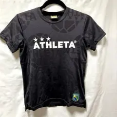 ATHLETA Tシャツとadidasパンツ上下セット ブラック サッカー140のサムネイル