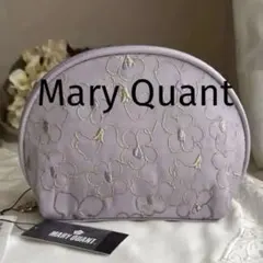 新品 マリークワントVIOLET HAPPINESS ラウンドポーチ パープル