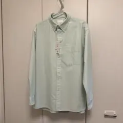 新品 ユニクロ JW ANDERSON オックスフォードシャツ グリーン L