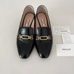 【BALLY】 バリー　ヒールアップローファー　23cm