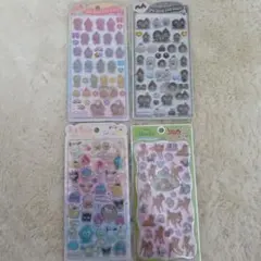 正規品　モンチッチ　サンリオ　バンビ　4枚セット　うるちゅる　ボンドロ