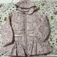 seraph 花柄ピンクダウンコート 140