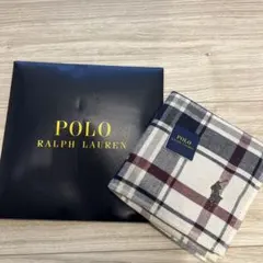 新品 Polo Ralph Lauren ハンカチ チェック柄　25㎝×25㎝のサムネイル