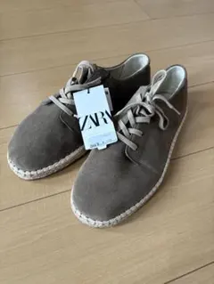 ZARA スエードデッキシューズ サイズ42 （27cm）