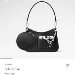 LOUIS VUITTON マレリーニ エピ ショルダーバッグ ブラックのサムネイル