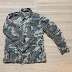 【美品】DIESEL ミリタリージャケット 迷彩 カモフラージュ