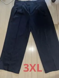 GU ズボン　黒　ブラック　スラックス 3XLサイズ