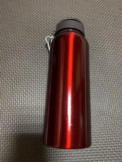 水筒　アルミボトル　0.5Ｌ　500ml レッド　カラビナ付き　+ミニボトル