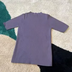 Mila Owen 半袖ニット　パープル