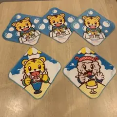 新品　しまじろう　タオルハンカチ　5枚