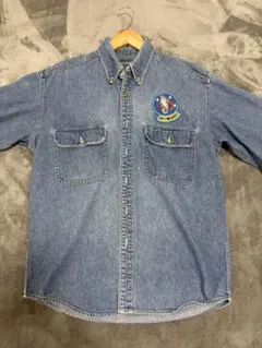 S00358｜ナイロンシャツ｜総柄｜マルチカラー｜ヴィンテージ古着