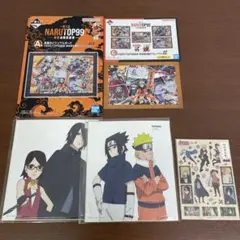 ❶一番くじ NARUTOP99 A賞 見開きビジュアルボード 色紙 6点セット