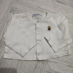 familiar カーディガン 70 ホワイト