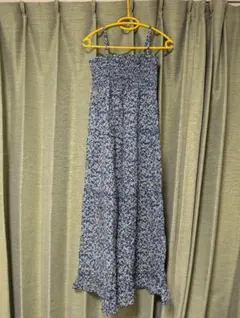 マキシ丈花柄ワンピース　UNIQLO