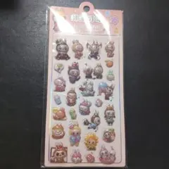 ラブブ　3D　立体シール　c