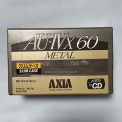 AXIA メタルカセットテープ - メルカリ