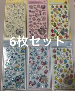 ボンボンドロップ　しずくちゃんシール　6枚セット