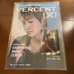 オニュ ONEW THE LIVE 高雄　ポストカード　ポスター