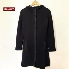 マックスアンドコー イタリア製 ウールブレンド ダブル ロングコート XL 黒 2025年最新】MAX&CO レディース ロングコートの人気アイテム