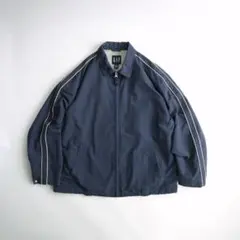 OLDGAPギャップ　00sナイロンジップアップジャケット　紺XLゆるダボ古着