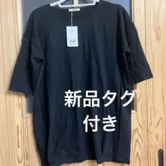 新品☆HEARTMARKET スラブ天竺裾タックチュニック ブラック