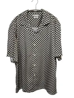 ZARA メンズ 総柄 半袖シャツ L