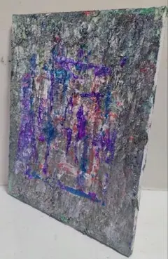 抽象画 アクリル画 アート モダン 原画 キャンバスボード - メルカリ