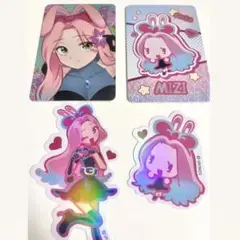 エイリアンステージ ミジ ステッカー カード うさぎ 兎シリーズ エイステ