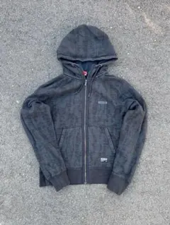 00s nike ジップパーカー　迷彩柄