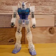 組立改造済　一番くじエントリーグレード　ガンダム　ソリッドクリア組替　白ベース