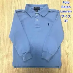 Polo Ralph Lauren 長袖ポロシャツ 水色 3T/100cm