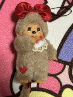 モンチッチ ぬいぐるみ マスコット 赤リボン - メルカリ