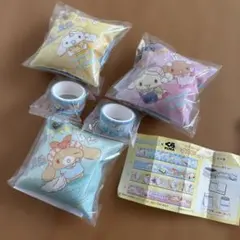 くら寿司 ビッくらポン シナモロール クッションチャーム3個 マステ個