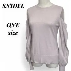 スナイデル シースルーショルダーニットトップス ONE size