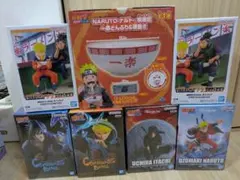 【新品】NARUTO フィギュア 6点セット 一楽どんぶり&箸置き計７点セット
