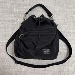 【美品】5525gallery×PORTER フリンジ巾着ショルダーバッグ黒 美品】5525gallery×PORTER フリンジ巾着ショルダーバッグ黒 - メルカリ