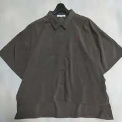 3L　ゆったり　U.S. POLO ASSN.　ドルマンシャツ　チャコールグレーのサムネイル