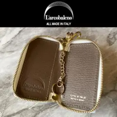 新品【ラルコバレーノ】スマートキーケース 鍵入れ 本革 レザー 2776