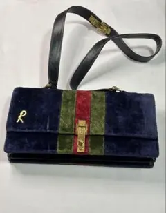 Roberta di Camerino ベロア ハンドバッグ C-9 - メルカリ