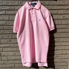 Polo by Ralph Lauren ワンポイント刺繍 ピンク S /778のサムネイル